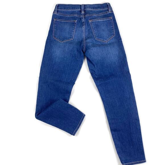 J. Crew Cropped Reid Jeans Mid Rise Denim Medium Oxford A2639 Womens Size 25 - Picture 3 of 13